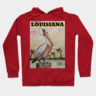 Louisiana Pelican Hoodie